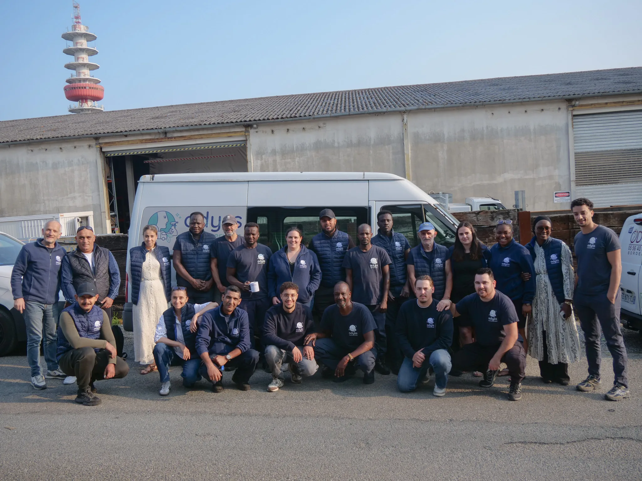 L'équipe d'Odyss et Mamie Services